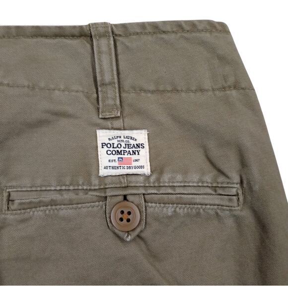 VTG Polo Jeans Ralph Lauren Pants Mens 31x30 Military PJC RL67 Relaxed Khaki - Picture 4 of 8